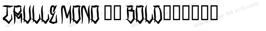 Trulle Mono 74 Bold字体转换